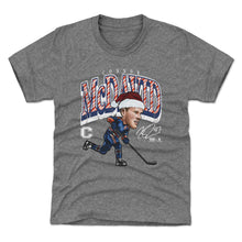 将图片加载到图库查看器，Connor McDavid Edmonton Cartoon Santa Hat WHT
