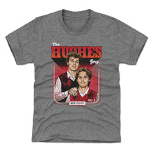 Load image into Gallery viewer, Luke Hughes &amp; Jack Hughes New Jersey Step Brothers WHT
