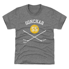 将图片加载到图库查看器，Sergei Gonchar Pittsburgh 55 Sticks WHT
