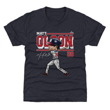 将图片加载到图库查看器，Matt Olson Atlanta Cartoon WHT
