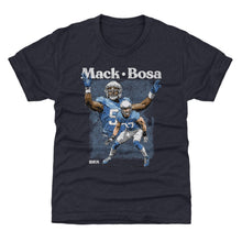 将图片加载到图库查看器，Khalil Mack &amp; Joey Bosa Los Angeles C Duo WHT
