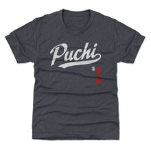 Load image into Gallery viewer, Ozzie Albies Puchi Players Weekend Script R WHT
