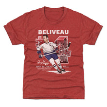 将图片加载到图库查看器，Jean Beliveau Montreal Throwback WHT
