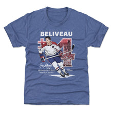 将图片加载到图库查看器，Jean Beliveau Montreal Throwback WHT
