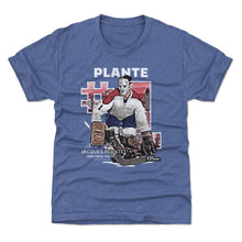 将图片加载到图库查看器，Jacques Plante Montreal Throwback WHT

