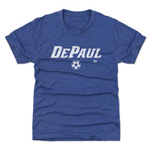 Load image into Gallery viewer, DePaul Blue Demons Soccer Minimalist WHT
