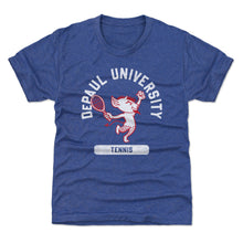 Load image into Gallery viewer, DePaul Blue Demons Mascot Tennis WHT
