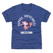 Load image into Gallery viewer, DePaul Blue Demons Mascot Soccer WHT
