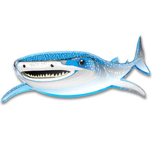 Load image into Gallery viewer, Acrylicious Attack Swimming Shark Magnet by Onyx O
