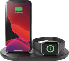 Load image into Gallery viewer, Belkin 3-in-1 Wireless Charger | Fast Charging Stand | For Apple iPhone, Watch, and AirPods
