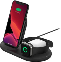 Load image into Gallery viewer, Belkin 3-in-1 Wireless Charger | Fast Charging Stand | For Apple iPhone, Watch, and AirPods
