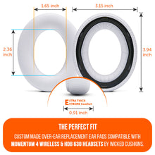 Load image into Gallery viewer, Sennheiser Momentum 4 &amp; HDB 630 Earpads - WC PadZ Momentum 4 &amp; HDB 630
