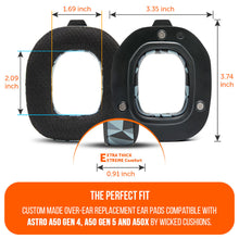 Load image into Gallery viewer, Astro A50 Gen 4, Gen 5 and A50X Earpads - WC FreeZe Cooling Gel
