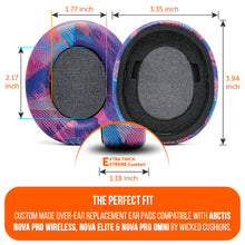 将图片加载到图库查看器，Arctis Nova Pro Wireless, Nova Elite &amp; Nova Pro Omni Earpads - WC PadZ Nova Pro Wireless
