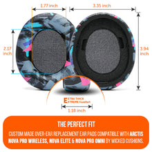 将图片加载到图库查看器，Arctis Nova Pro Wireless, Nova Elite &amp; Nova Pro Omni Earpads - WC PadZ Nova Pro Wireless
