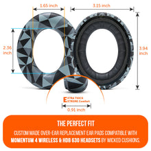 Load image into Gallery viewer, Sennheiser Momentum 4 &amp; HDB 630 Earpads - WC PadZ Momentum 4 &amp; HDB 630
