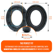 Load image into Gallery viewer, Sennheiser Momentum 4 &amp; HDB 630 Earpads - WC PadZ Momentum 4 &amp; HDB 630
