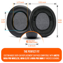 将图片加载到图库查看器，Arctis Nova Pro Wireless, Nova Elite &amp; Nova Pro Omni Earpads - WC PadZ Nova Pro Wireless
