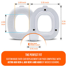 Load image into Gallery viewer, Astro A50 Gen 4, Gen 5 and A50X Earpads - WC FreeZe Cooling Gel
