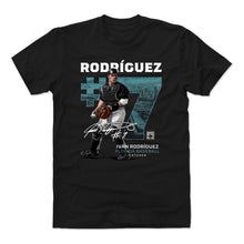 将图片加载到图库查看器，Ivan Rodriguez Throwback Number WHT
