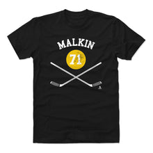 将图片加载到图库查看器，Evgeni Malkin Pittsburgh Sticks WHT
