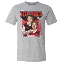 Load image into Gallery viewer, Luke Hughes &amp; Jack Hughes New Jersey Step Brothers WHT
