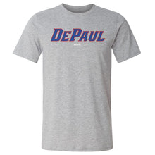 将图片加载到图库查看器，DePaul Blue Demons Wordmark WHT
