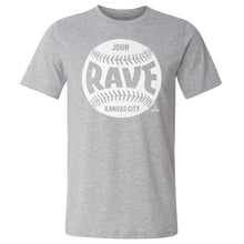 将图片加载到图库查看器，John Rave Kansas City Baseball WHT
