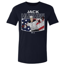 Load image into Gallery viewer, Jack Hughes New Jersey American Flag WHT
