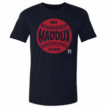 将图片加载到图库查看器，Greg Maddux Atlanta Baseball WHT

