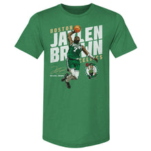 将图片加载到图库查看器，Jaylen Brown Boston Celtics Slant WHT
