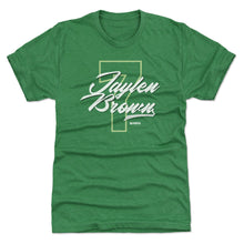 将图片加载到图库查看器，Jaylen Brown Boston Number Script WHT
