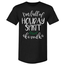 Load image into Gallery viewer, Christmas I'm Full Of Holiday Spirit WHT
