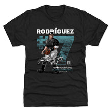 将图片加载到图库查看器，Ivan Rodriguez Throwback Number WHT
