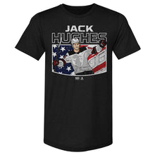 Load image into Gallery viewer, Jack Hughes New Jersey American Flag WHT
