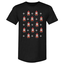 将图片加载到图库查看器，Christmas 8-bit Santas WHT
