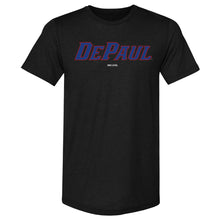 将图片加载到图库查看器，DePaul Blue Demons Wordmark WHT
