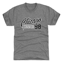 将图片加载到图库查看器，Connor Bedard Chicago Script 98 WHT
