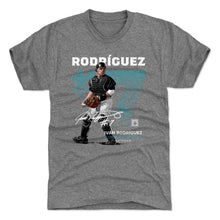将图片加载到图库查看器，Ivan Rodriguez Throwback Number WHT
