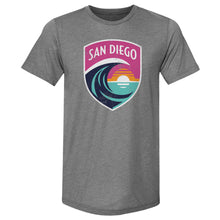 Load image into Gallery viewer, San Diego Wave FC Vintage Primary Logo WHT
