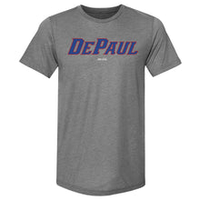 将图片加载到图库查看器，DePaul Blue Demons Wordmark WHT
