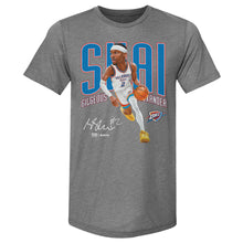 将图片加载到图库查看器，Shai Gilgeous-Alexander Oklahoma City Thunder Caricature WHT

