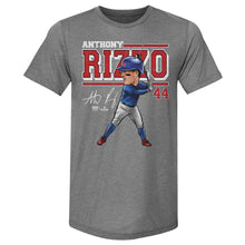 将图片加载到图库查看器，Anthony Rizzo Chicago C Cartoon WHT
