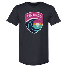 Load image into Gallery viewer, San Diego Wave FC Vintage Primary Logo WHT

