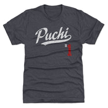 Load image into Gallery viewer, Ozzie Albies Puchi Players Weekend Script R WHT
