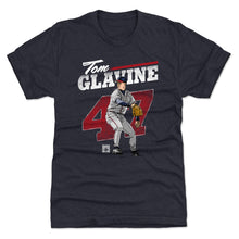 将图片加载到图库查看器，Tom Glavine Retro Grunge WHT
