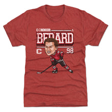 Load image into Gallery viewer, Connor Bedard Chicago Cartoon WHT

