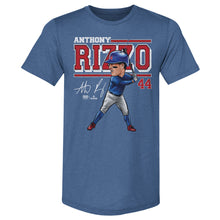 将图片加载到图库查看器，Anthony Rizzo Chicago C Cartoon WHT
