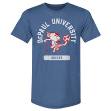 Load image into Gallery viewer, DePaul Blue Demons Mascot Soccer WHT
