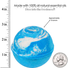 Load image into Gallery viewer, Body Candy NY Frozen Peppermint Snowflake Bath Bomb
